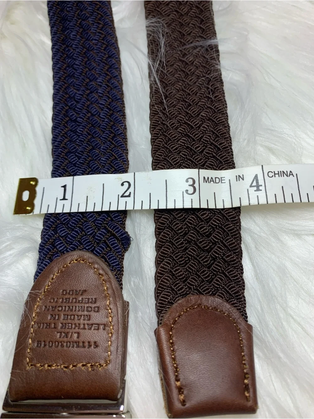 TOMMY BAHAMA men’s braided reversible belt LNWOT size LG/XL